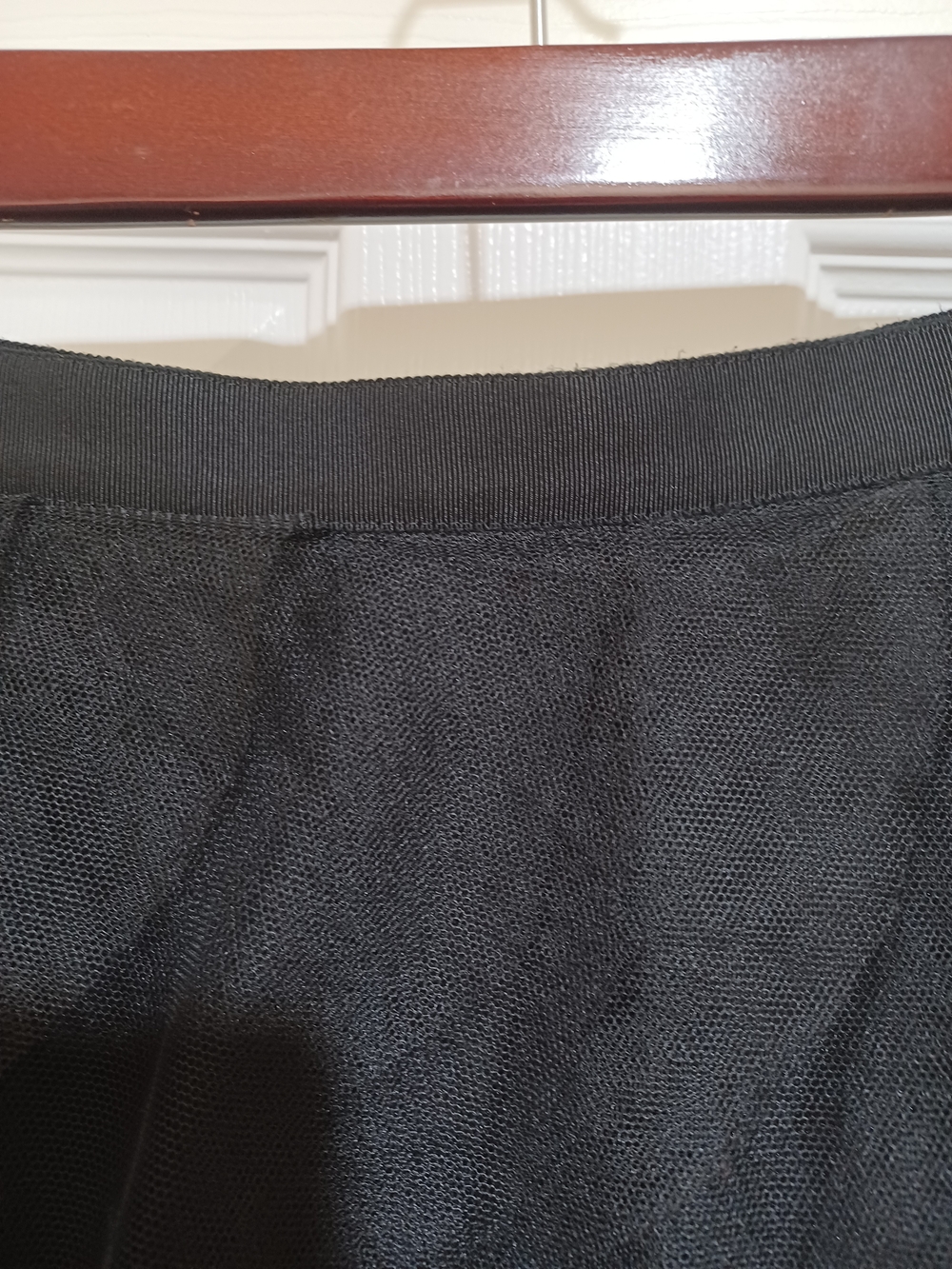Black Ruffled Tulle Mini Skirt - Women - Picture 3 of 9